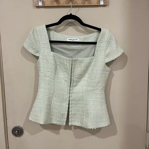 Short Sleeve Antonia Top in Mint